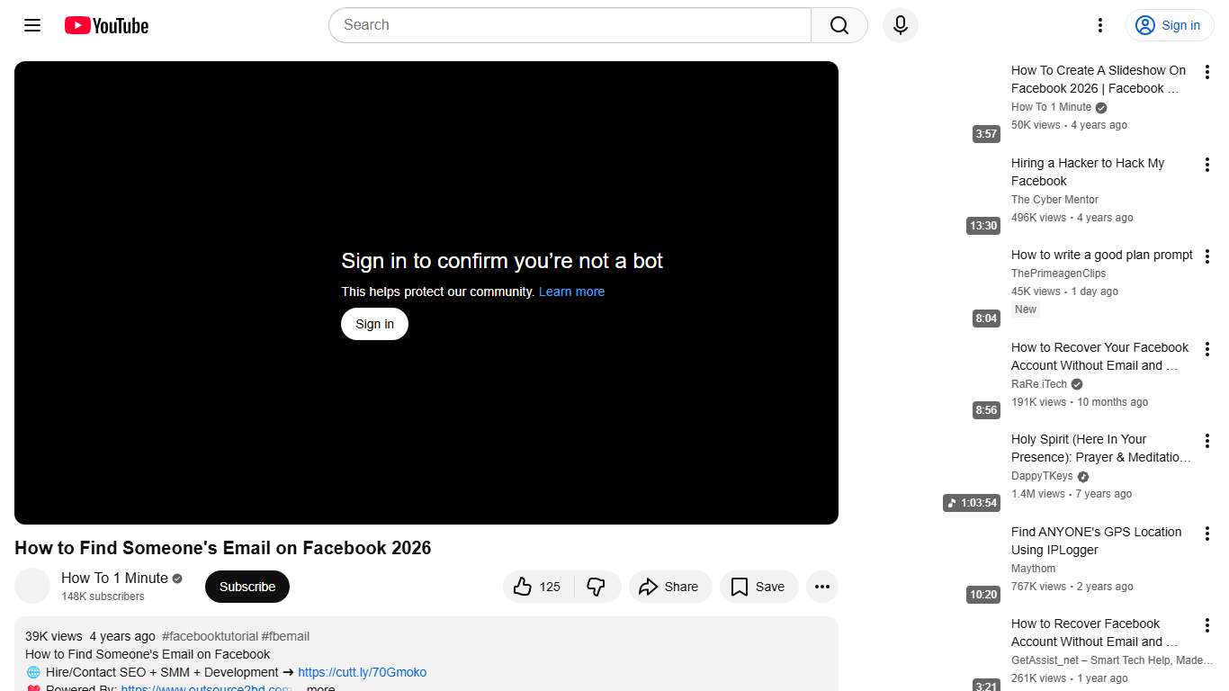 How to Find Someone's Email on Facebook 2026 - YouTube